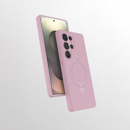 Galaxy S25 Ultra Kılıf M-safe Şarj Özellikli Standlı Zore Samara Kapak