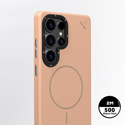 Galaxy S25 Ultra Kılıf M-safe Şarj Özellikli Youngkit Dynamag Serisi Kapak