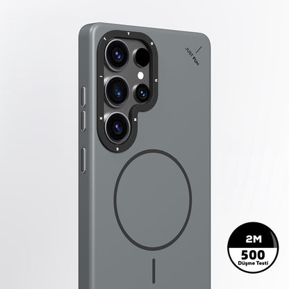 Galaxy S25 Ultra Kılıf M-safe Şarj Özellikli Youngkit Dynamag Serisi Kapak