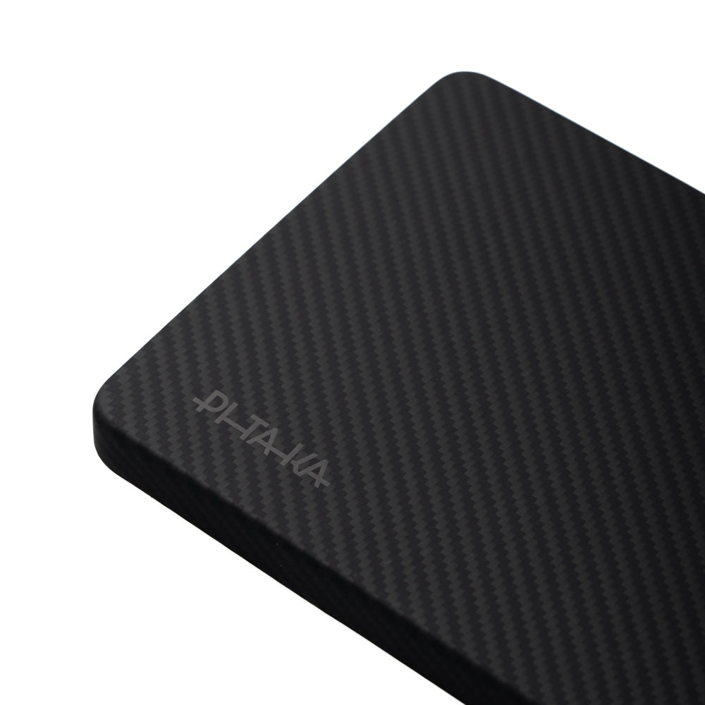 Galaxy S25 Ultra Kılıf M-safe Şarj Özellikli 600D Aramid Fiber Pitaka Ultra-Slim Classic Serisi Black-Grey Twill Kapak