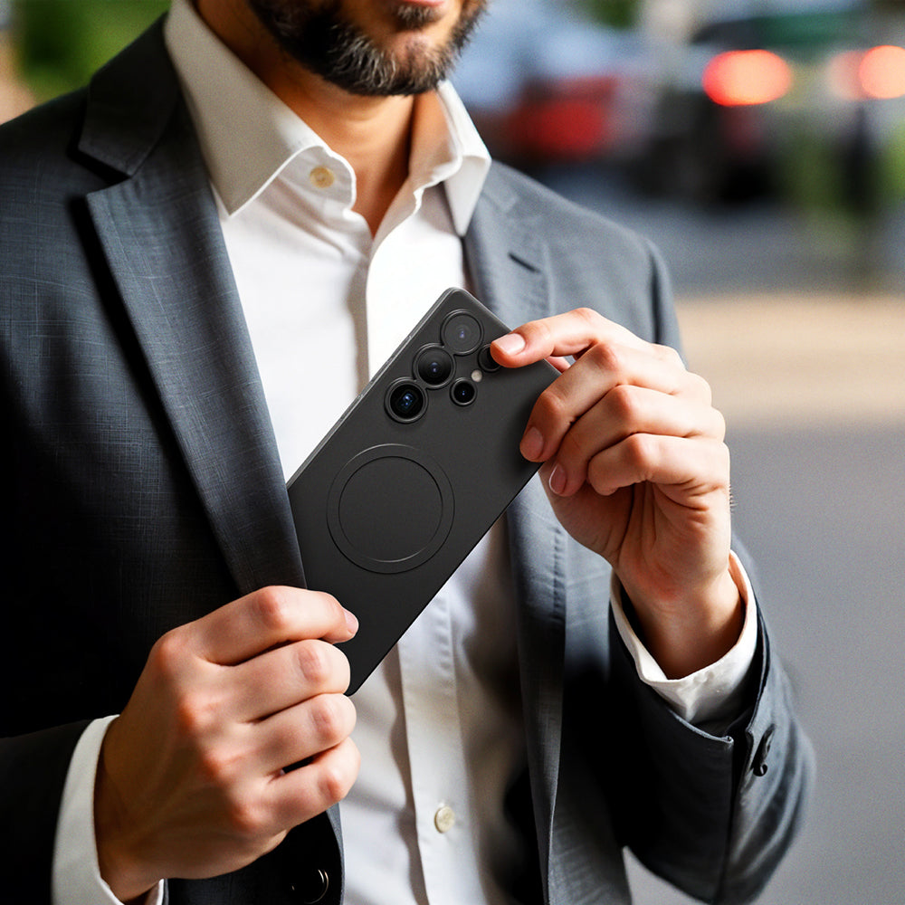 Galaxy S25 Ultra Kılıf M-safe Şarj Özellikli Amazingthing Minimal Air Serisi Kapak