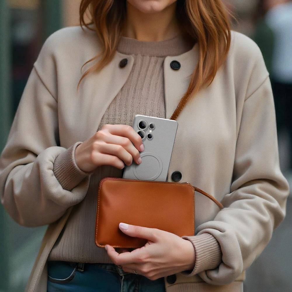 Galaxy S25 Ultra Kılıf M-safe Şarj Özellikli Amazingthing Minimal Air Serisi Kapak