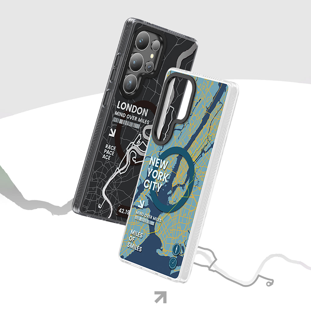 Galaxy S25 Ultra Kılıf M-safe Şarj Özellikli Benks Dynamic City Serisi Kapak