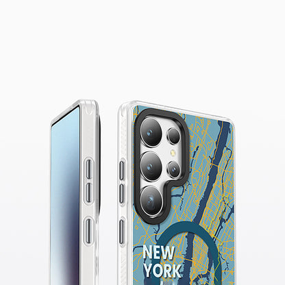 Galaxy S25 Ultra Kılıf M-safe Şarj Özellikli Benks Dynamic City Serisi Kapak