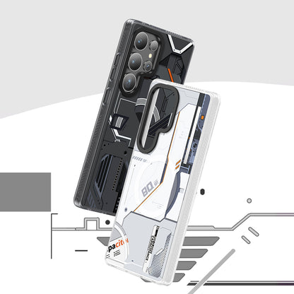 Galaxy S25 Ultra Kılıf M-safe Şarj Özellikli Benks Dynamic Mecha Serisi Kapak