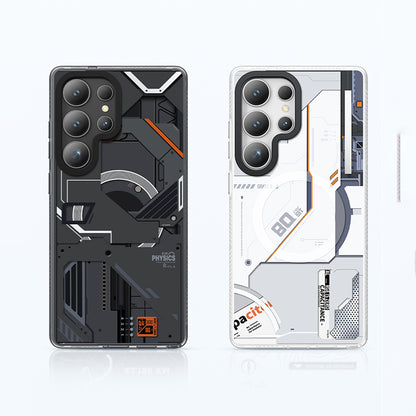 Galaxy S25 Ultra Kılıf M-safe Şarj Özellikli Benks Dynamic Mecha Serisi Kapak