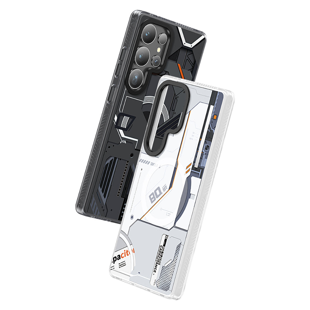 Galaxy S25 Ultra Kılıf M-safe Şarj Özellikli Benks Dynamic Mecha Serisi Kapak