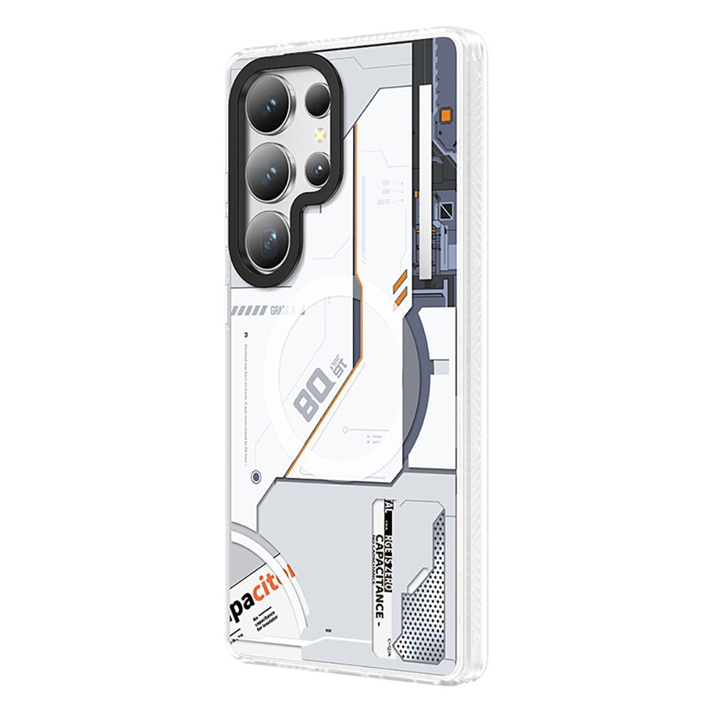 Galaxy S25 Ultra Kılıf M-safe Şarj Özellikli Benks Dynamic Mecha Serisi Kapak