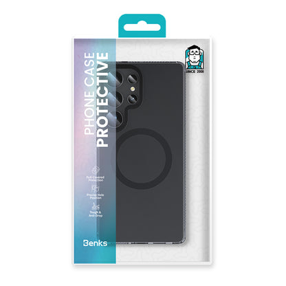 Galaxy S25 Ultra Kılıf M-safe Şarj Özellikli Benks Lucid Armor Kapak