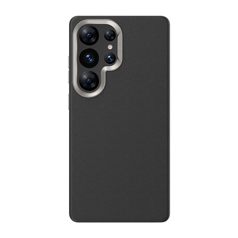 Galaxy S25 Ultra Kılıf M-safe Şarj Özellikli Çizilmeye Dayanıklı Benks VitaPro Serisi PU Deri Kapak