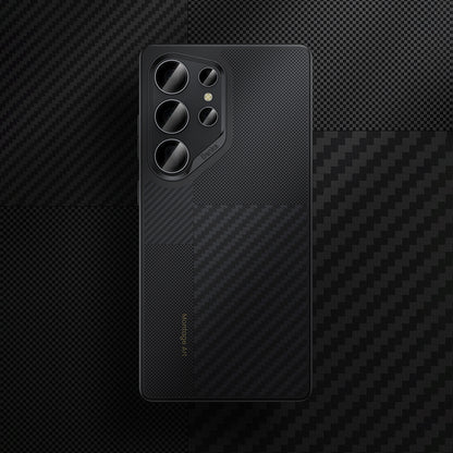 Galaxy S25 Ultra Kılıf M-safe Şarj Özellikli Karbon Fiber Benks Montage Hybrid ArmorPro Kevlar Kapak