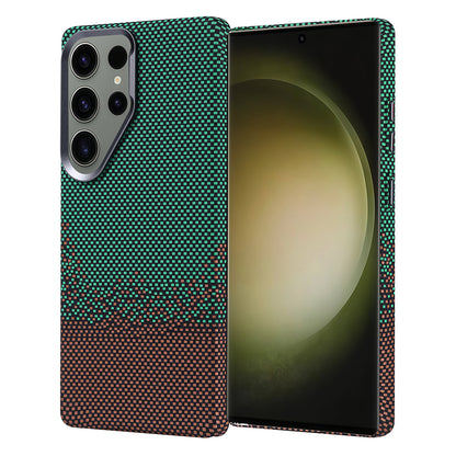 Galaxy S25 Ultra Kılıf M-safe Şarj Özellikli Karbon Fiber Görünümlü Zore Nekst Kapak