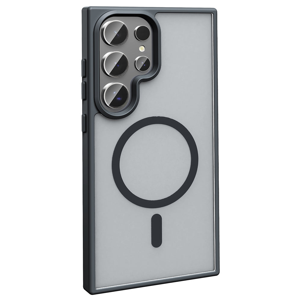 Galaxy S25 Ultra Kılıf M-safe Şarj Özellikli Mat Arka Yüzey Zore Sio Kapak