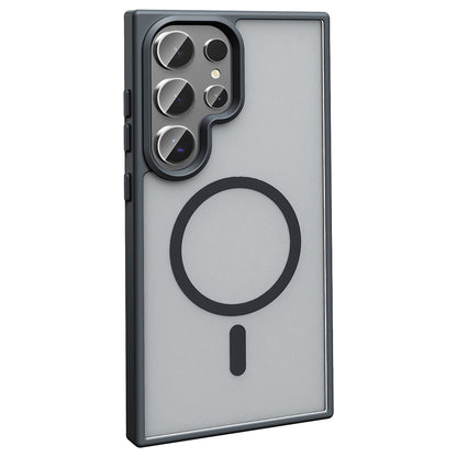 Galaxy S25 Ultra Kılıf M-safe Şarj Özellikli Mat Arka Yüzey Zore Sio Kapak