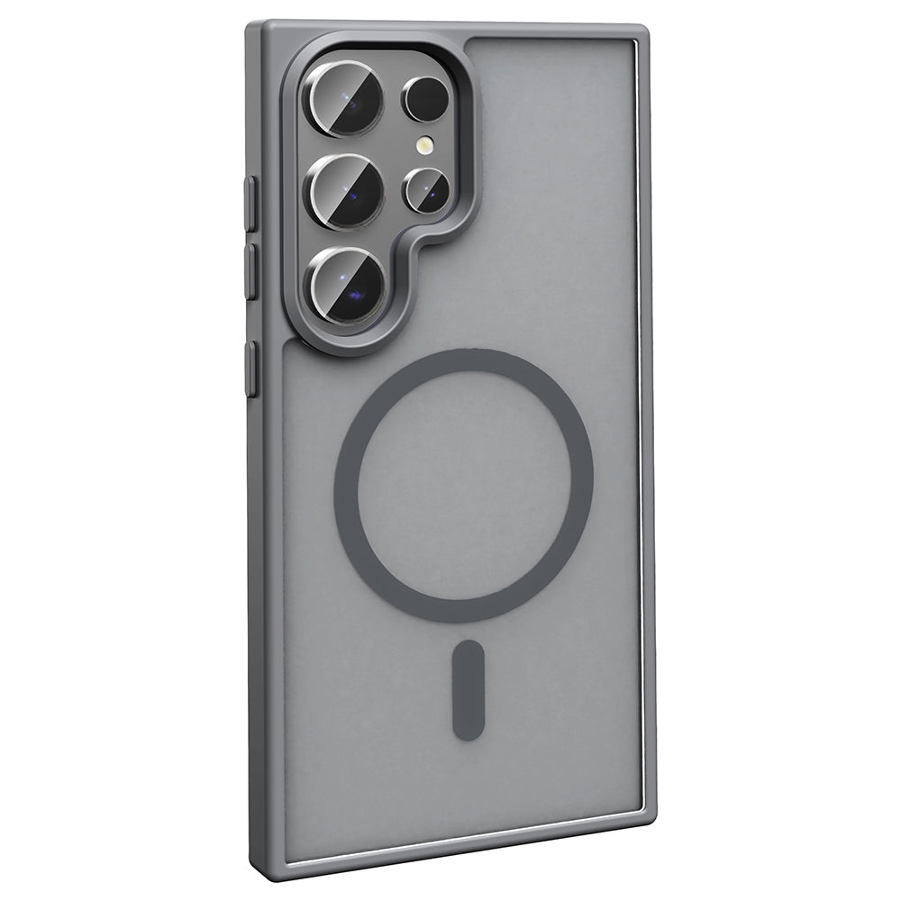 Galaxy S25 Ultra Kılıf M-safe Şarj Özellikli Mat Arka Yüzey Zore Sio Kapak