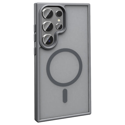 Galaxy S25 Ultra Kılıf M-safe Şarj Özellikli Mat Arka Yüzey Zore Sio Kapak