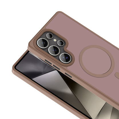 Galaxy S25 Ultra Kılıf M-safe Şarj Özellikli Mat Arka Yüzey Zore Sio Kapak