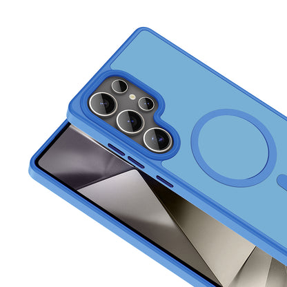 Galaxy S25 Ultra Kılıf M-safe Şarj Özellikli Mat Arka Yüzey Zore Sio Kapak