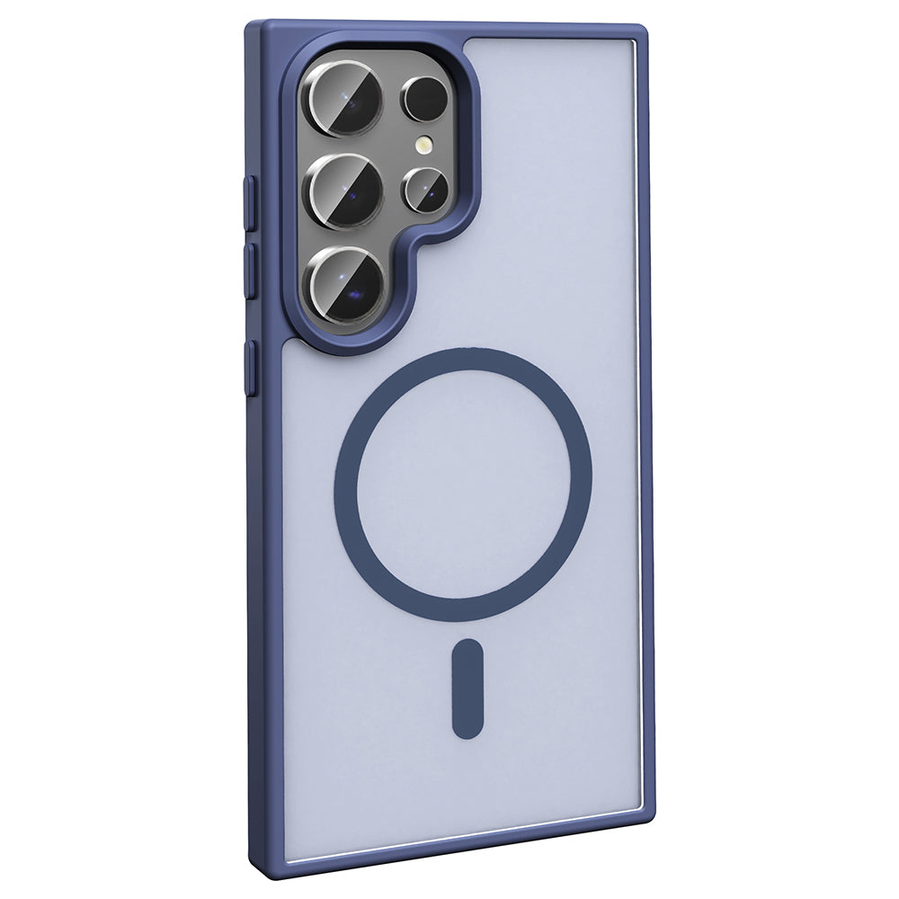 Galaxy S25 Ultra Kılıf M-safe Şarj Özellikli Mat Arka Yüzey Zore Sio Kapak