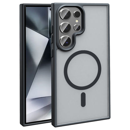 Galaxy S25 Ultra Kılıf M-safe Şarj Özellikli Mat Arka Yüzey Zore Sio Kapak