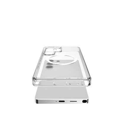 Galaxy S25 Ultra Kılıf M-safe Şarj Özellikli Raptic Crystal M-safe Serisi Şeffaf Kapak