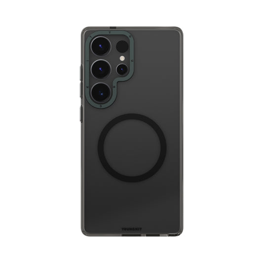 Galaxy S25 Ultra Kılıf M-safe Şarj Özellikli Şeffaf Youngkit Crystal Shield Serisi Kapak