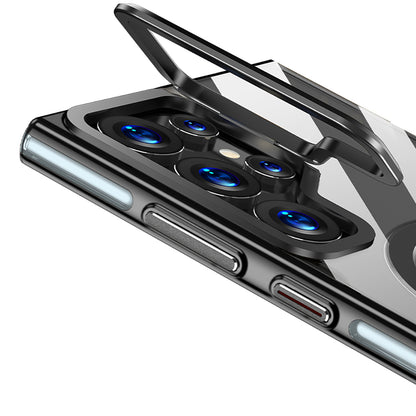 Galaxy S25 Ultra Kılıf M-safe Şarj Özellikli Wlons Standlı Efsane Kapak