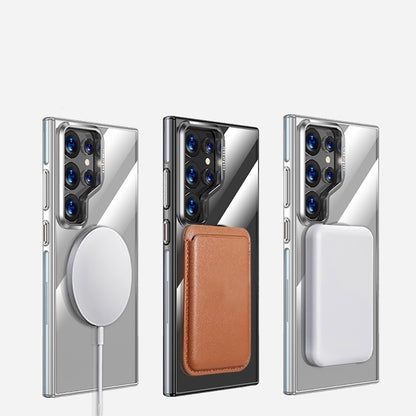 Galaxy S25 Ultra Kılıf M-safe Şarj Özellikli Wlons Standlı Efsane Kapak