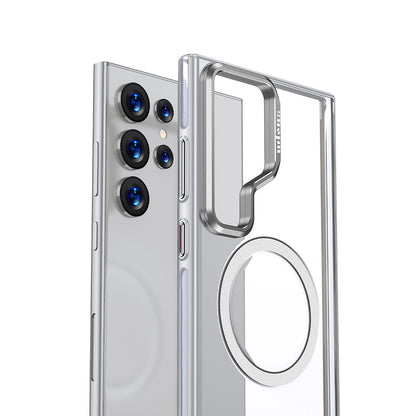 Galaxy S25 Ultra Kılıf M-safe Şarj Özellikli Wlons Standlı Efsane Kapak