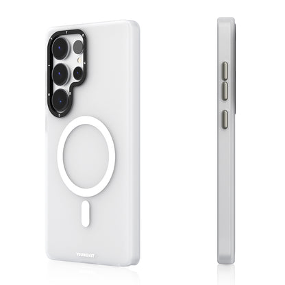 Galaxy S25 Ultra Kılıf M-safe Şarj Özellikli Youngkit Hidden Sand Serisi Kapak