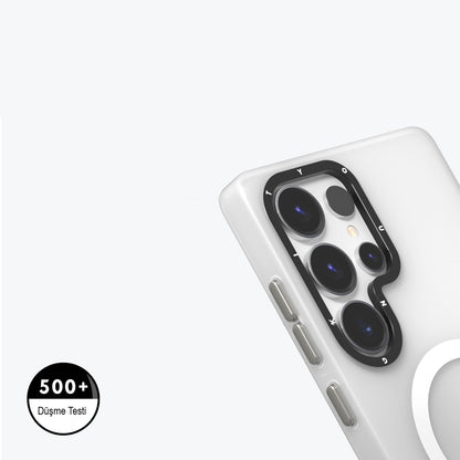 Galaxy S25 Ultra Kılıf M-safe Şarj Özellikli Youngkit Hidden Sand Serisi Kapak