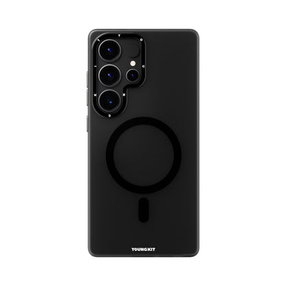 Galaxy S25 Ultra Kılıf M-safe Şarj Özellikli Youngkit Hidden Sand Serisi Kapak