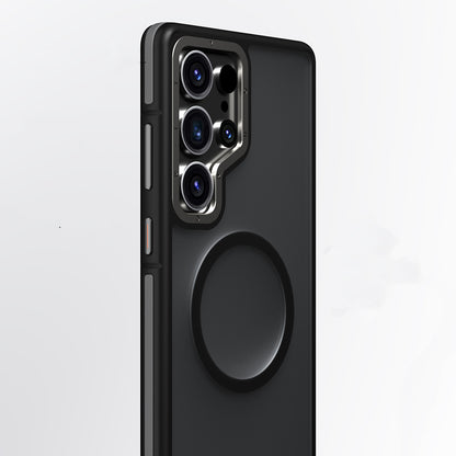 Galaxy S25 Ultra Kılıf M-safe Şarj Özellikli Youngkit Rock Sand Serisi Kapak