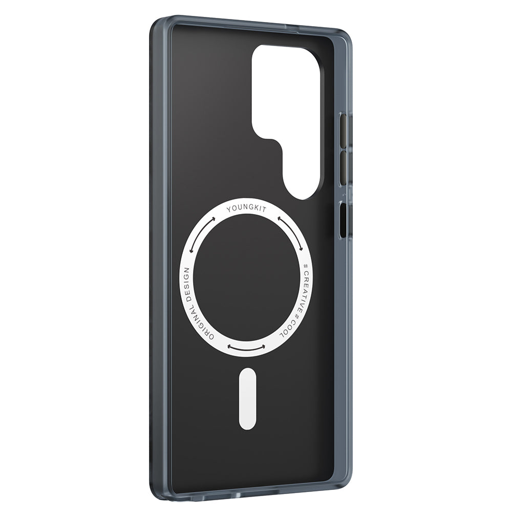 Galaxy S25 Ultra Kılıf M-safe Şarj Özellikli YoungKit Technology Serisi Kapak