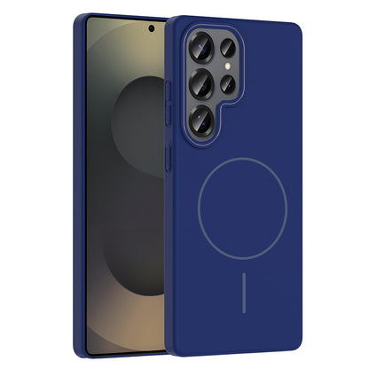 Galaxy S25 Ultra Kılıf M-safe Şarj Özellikli Zore Ruby Sert Kapak