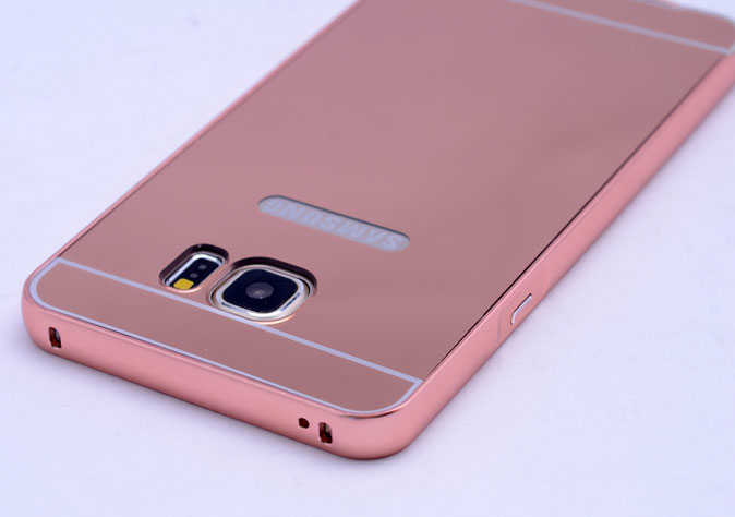 Galaxy S6 Edge Kılıf Zore Aynalı Bumper