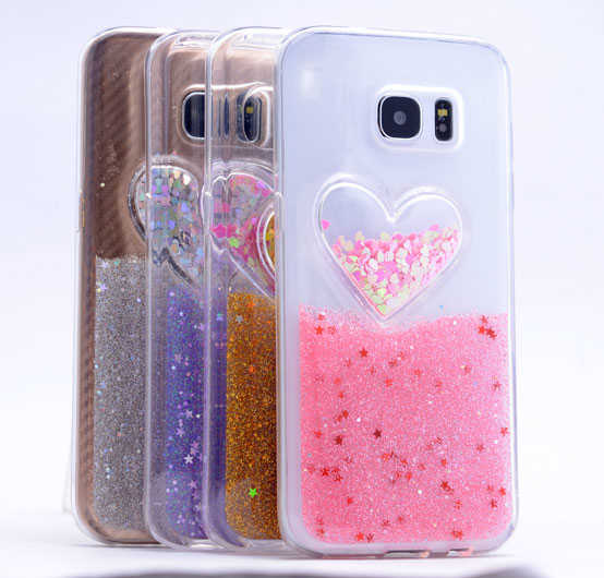 Galaxy S7 Edge Kılıf Zore Kalpli Silikon