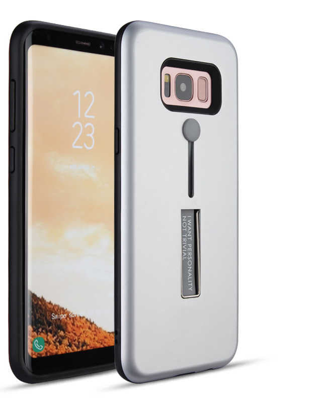 Galaxy S8 Plus Kılıf Zore Olive Standlı Kapak