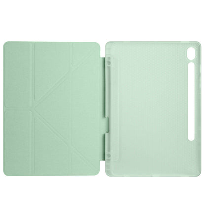 Galaxy Tab S10 FE Kılıf Zore Tri Folding Kalem Bölmeli Standlı Kılıf