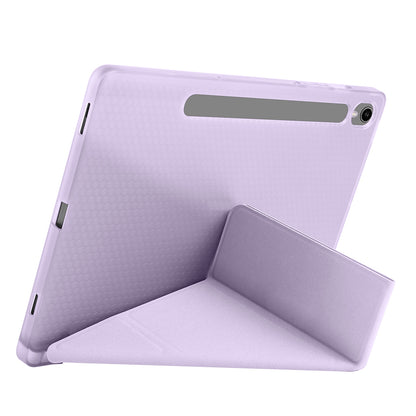 Galaxy Tab S10 FE Kılıf Zore Tri Folding Kalem Bölmeli Standlı Kılıf