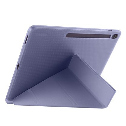 Galaxy Tab S10 FE Plus Kılıf Zore Tri Folding Kalem Bölmeli Standlı Kılıf