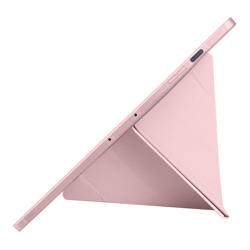 Galaxy Tab S10 FE Plus Kılıf Zore Tri Folding Kalem Bölmeli Standlı Kılıf