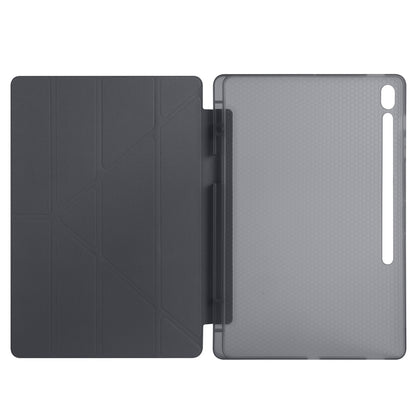 Galaxy Tab S10 FE Plus Kılıf Zore Tri Folding Kalem Bölmeli Standlı Kılıf