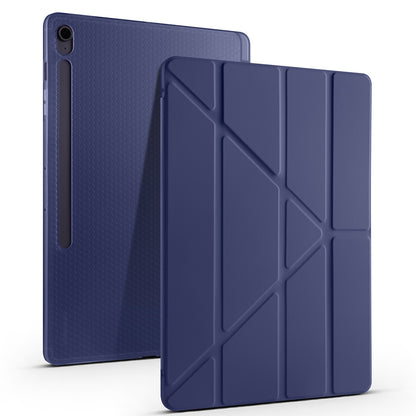 Galaxy Tab S10 FE Plus Kılıf Zore Tri Folding Kalem Bölmeli Standlı Kılıf