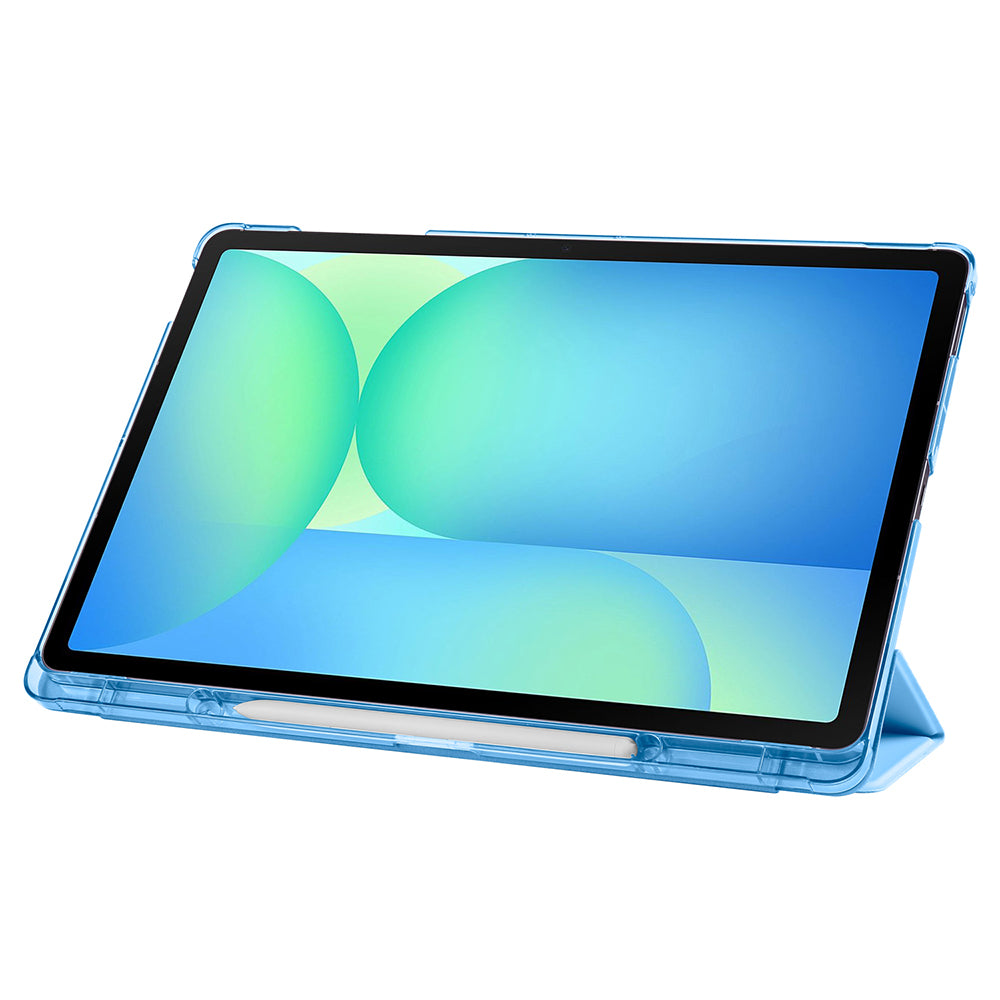 Galaxy Tab S10 FE Plus Zore Smart Cover Kalem Bölmeli Standlı 1-1 Kılıf