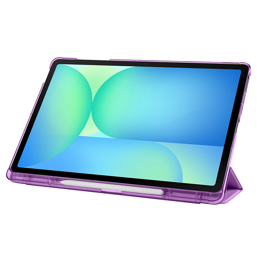 Galaxy Tab S10 FE Plus Zore Smart Cover Kalem Bölmeli Standlı 1-1 Kılıf