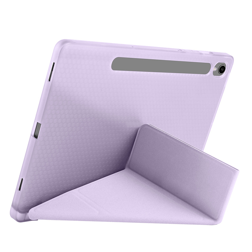 Galaxy Tab S10 Lite Kılıf Zore Tri Folding Kalem Bölmeli Standlı Kılıf