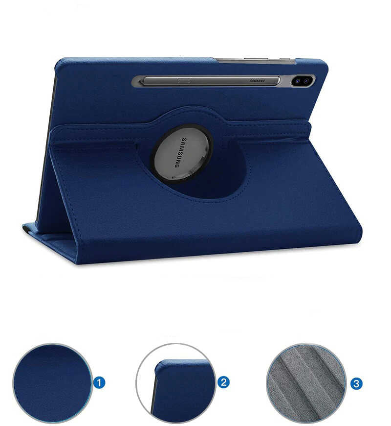 Galaxy Tab S8 Ultra SM-X900 Zore Dönebilen Standlı Kılıf