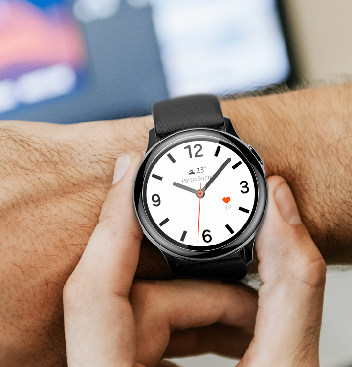 Galaxy Watch Active 2 40mm Araree Pure Diamond Pet Ekran Koruyucu