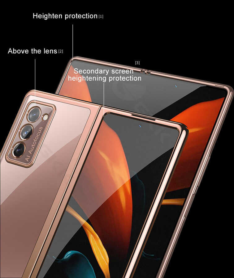 Galaxy Z Fold 2 Kılıf Zore Kıpta Kapak